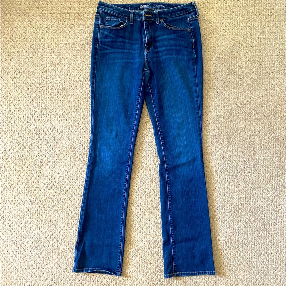Mossimo brand women’s Curvy Bootcut Jeans size 8L/29L   29x33
